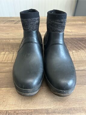 Bogs Crandall Low Waterproof Knit Winter Boots Black Women’s Size 10